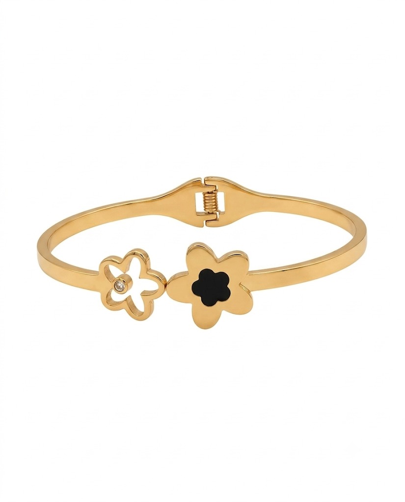 Dual Flower Bangle
